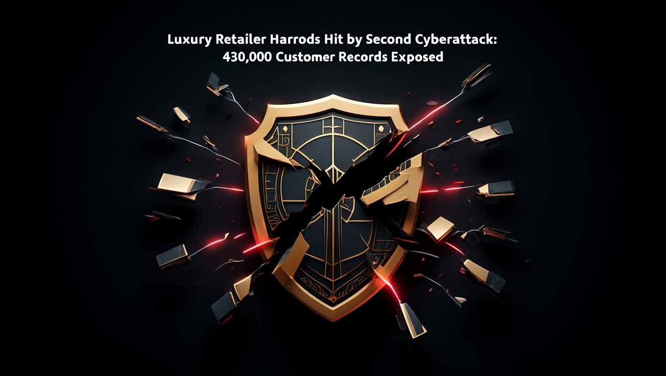 Luxury Retailer Harrods Hit by Second Cyberattack: 430,000 Customer Records Exposed